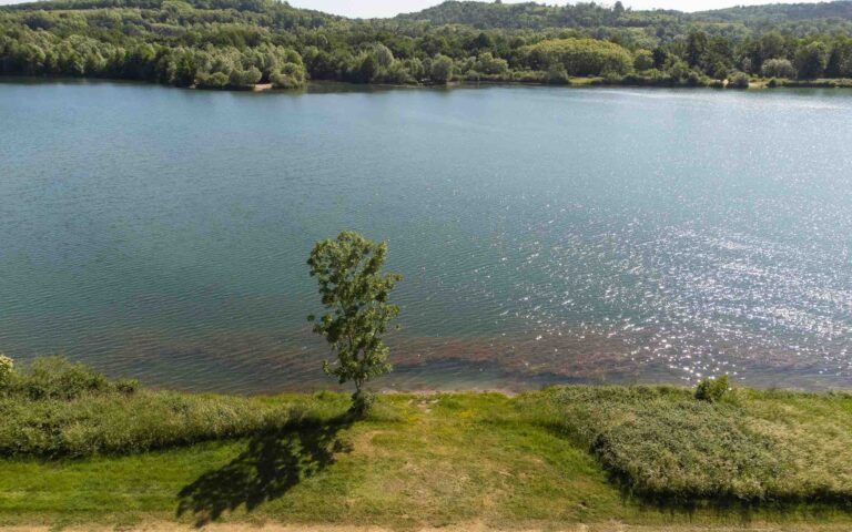 vue drone poste 6 etang tronc du chene